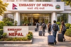 नेपाल एम्बेसीले पासपोर्ट, कानुनी, उद्धार र आपतकालीन सेवा दिन्छ