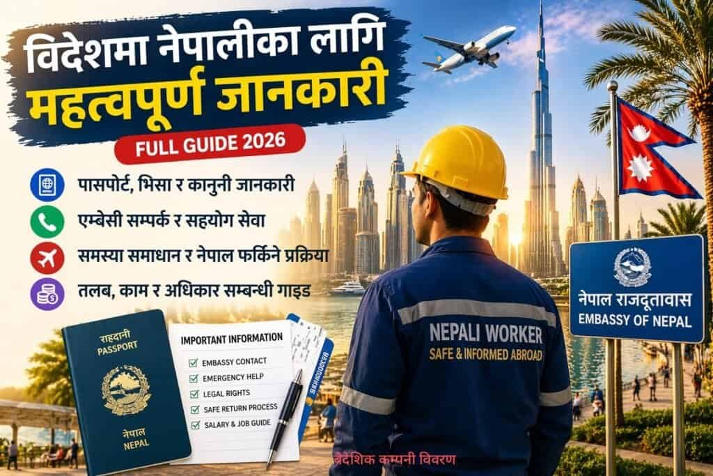 विदेशमा नेपालीका लागि महत्वपूर्ण जानकारी
