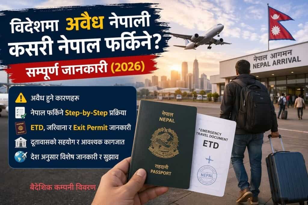 “अवैध नेपाली नेपाल फर्किने प्रक्रिया बारे जानकारी।”